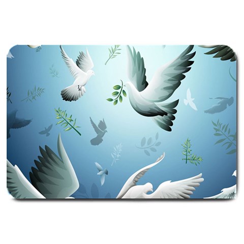 Animated Nature Wallpaper Animated Bird Large Doormat from ArtsNow.com 30 x20  Door Mat