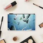 Animated Nature Wallpaper Animated Bird Cosmetic Bag (Small)