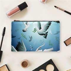 Animated Nature Wallpaper Animated Bird Cosmetic Bag (Medium) from ArtsNow.com Front