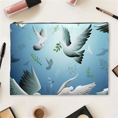Animated Nature Wallpaper Animated Bird Cosmetic Bag (XL) from ArtsNow.com Front