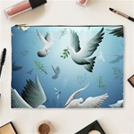 Animated Nature Wallpaper Animated Bird Cosmetic Bag (XL)