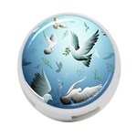 Animated Nature Wallpaper Animated Bird 4-Port USB Hub (One Side)