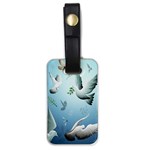 Animated Nature Wallpaper Animated Bird Luggage Tag (one side)