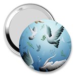 Animated Nature Wallpaper Animated Bird 3  Handbag Mirror
