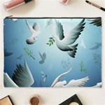 Animated Nature Wallpaper Animated Bird Cosmetic Bag (XXXL)