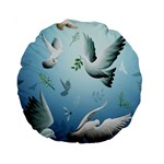 Animated Nature Wallpaper Animated Bird Standard 15  Premium Round Cushion 