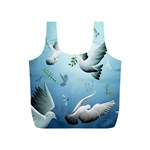 Animated Nature Wallpaper Animated Bird Full Print Recycle Bag (S)
