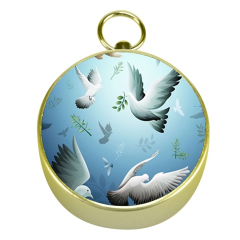 Animated Nature Wallpaper Animated Bird Gold Compass from ArtsNow.com Front