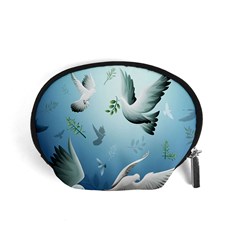 Animated Nature Wallpaper Animated Bird Accessory Pouch (Small) from ArtsNow.com Front