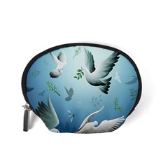 Animated Nature Wallpaper Animated Bird Accessory Pouch (Small) from ArtsNow.com Back