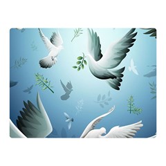 Animated Nature Wallpaper Animated Bird Double Sided Flano Blanket (Mini) from ArtsNow.com 35 x27  Blanket Back