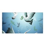 Animated Nature Wallpaper Animated Bird Satin Shawl