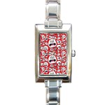 Another Monster Pattern Rectangle Italian Charm Watch