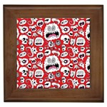 Another Monster Pattern Framed Tile
