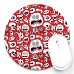 Another Monster Pattern Round Mousepad