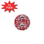 Another Monster Pattern 1  Mini Button (10 pack) 