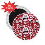Another Monster Pattern 2.25  Magnet (10 pack)