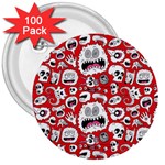 Another Monster Pattern 3  Button (100 pack)