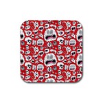 Another Monster Pattern Rubber Coaster (Square)