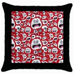 Another Monster Pattern Throw Pillow Case (Black)