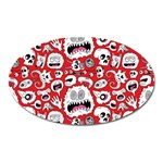 Another Monster Pattern Magnet (Oval)
