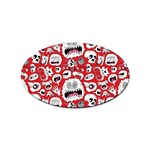 Another Monster Pattern Sticker Oval (10 pack)