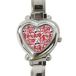 Another Monster Pattern Heart Italian Charm Watch
