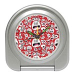 Another Monster Pattern Travel Alarm Clock