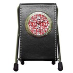 Another Monster Pattern Pen Holder Desk Clock