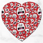 Another Monster Pattern Jigsaw Puzzle (Heart)