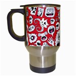 Another Monster Pattern Travel Mug (White)