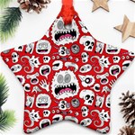 Another Monster Pattern Star Ornament (Two Sides)