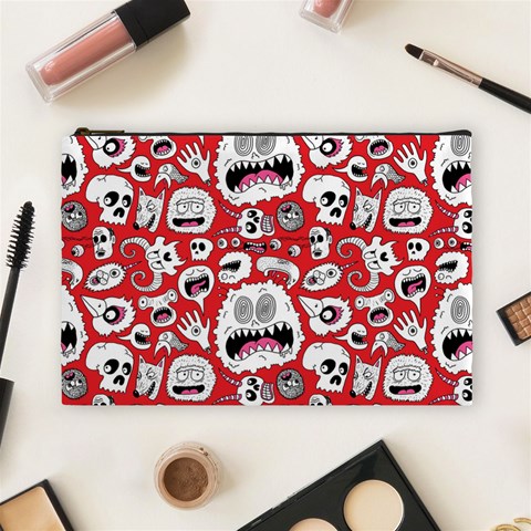 Another Monster Pattern Cosmetic Bag (Large) from ArtsNow.com Front