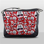 Another Monster Pattern Messenger Bag