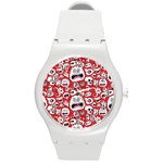 Another Monster Pattern Round Plastic Sport Watch (M)