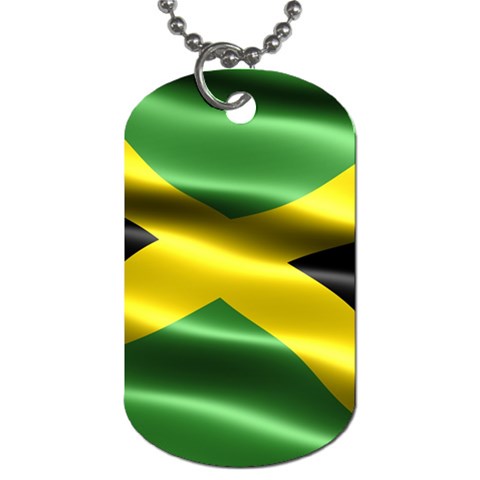 Jamaica Dog Tag (One Side) from ArtsNow.com Front