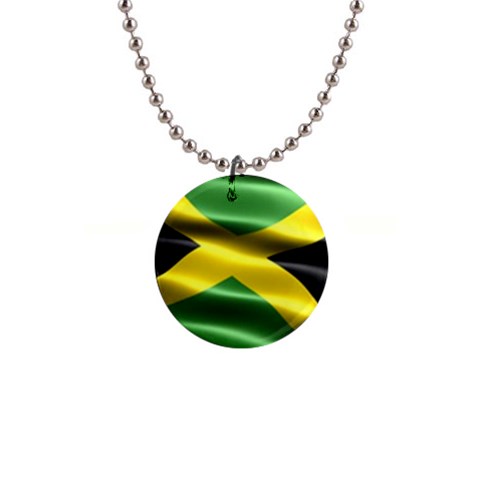 Jamaica 1  Button Necklace from ArtsNow.com Front