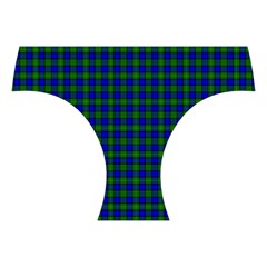 Farquharson Tartan Women s Halter One Piece Swimsuit from ArtsNow.com Front Bottom