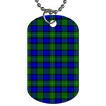 Farquharson Tartan Dog Tag (One Side)