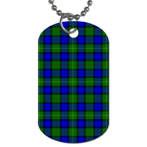 Farquharson Tartan Dog Tag (Two Sides) from ArtsNow.com Front