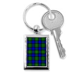 Farquharson Tartan Key Chain (Rectangle)