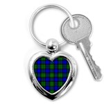 Farquharson Tartan Key Chain (Heart)