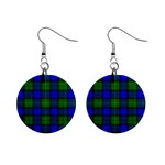 Farquharson Tartan 1  Button Earrings
