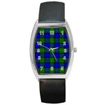 Farquharson Tartan Barrel Style Metal Watch