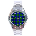 Farquharson Tartan Stainless Steel Analogue Watch
