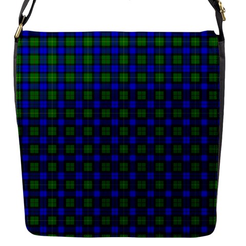 Farquharson Tartan Flap Closure Messenger Bag (S) from ArtsNow.com Front