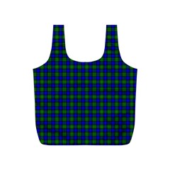 Farquharson Tartan Full Print Recycle Bag (S) from ArtsNow.com Back