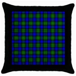 Farquharson Tartan Throw Pillow Case (Black)