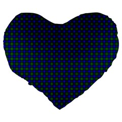 Farquharson Tartan Large 19  Premium Flano Heart Shape Cushion from ArtsNow.com Back