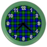 Farquharson Tartan Color Wall Clock